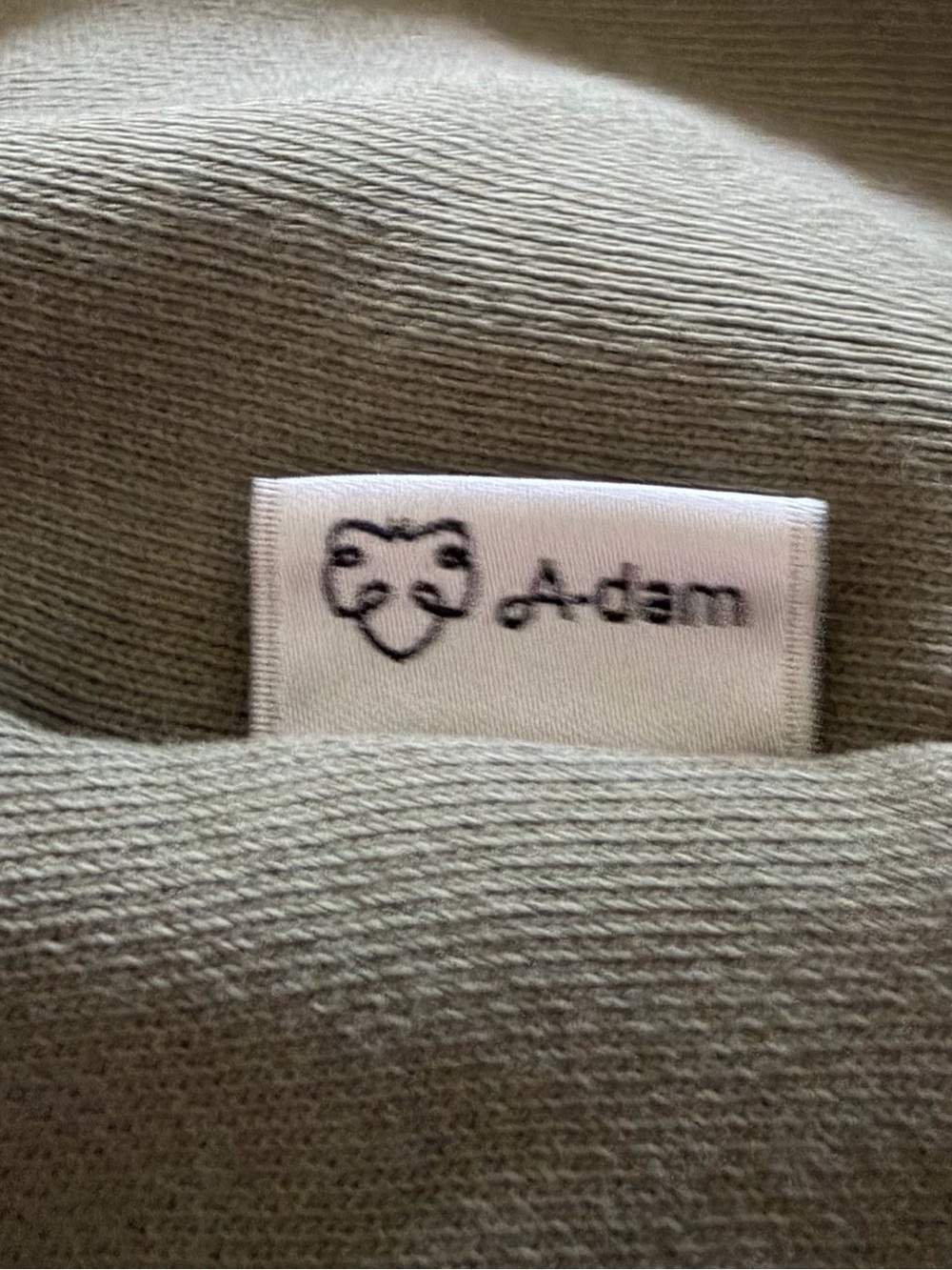 A DAM-Green crewneck sweatshirt with embroidered black cat-small - Picture 4 of 6